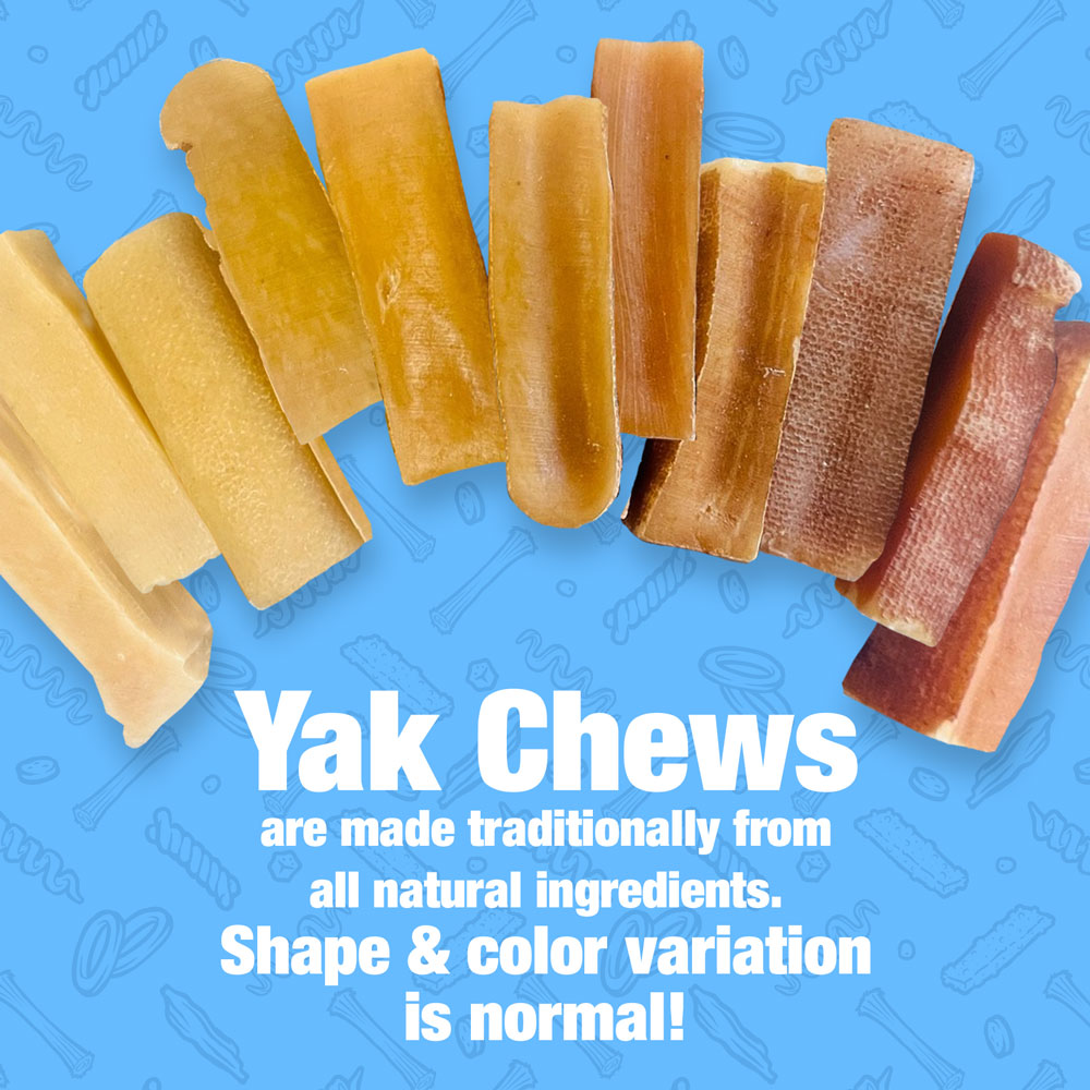 Himalayan Yak Cheese Dog Chews, Extra Large, 25 ct BULK PACK - Long-Lasting for Aggressive Chewers, All Natural, Healthy & Safe, Low Odor Nepal Yak Milk Chews 