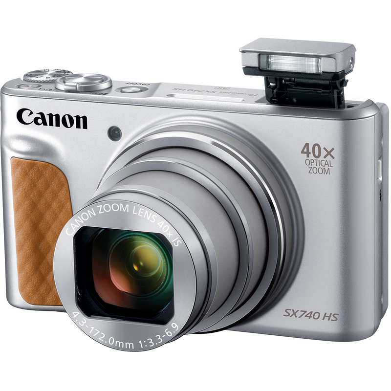 Canon PowerShot SX740 HS Digital Camera (Silver)  